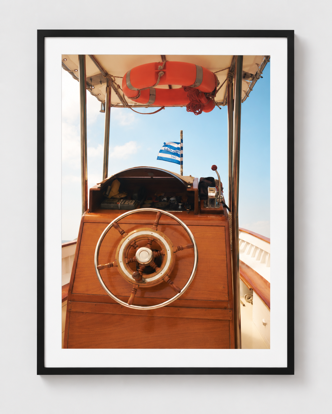 Captain framed view