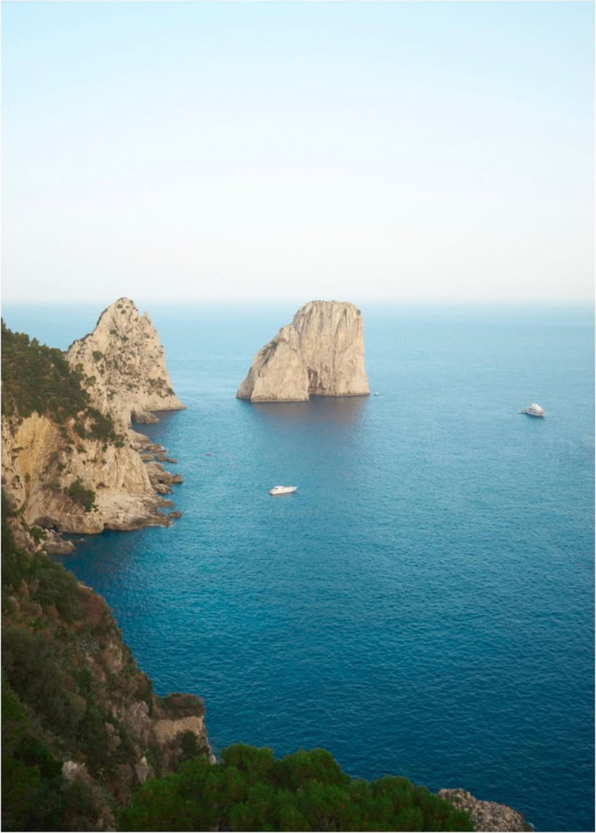 Faraglioni sea stacks in Capri, Italy