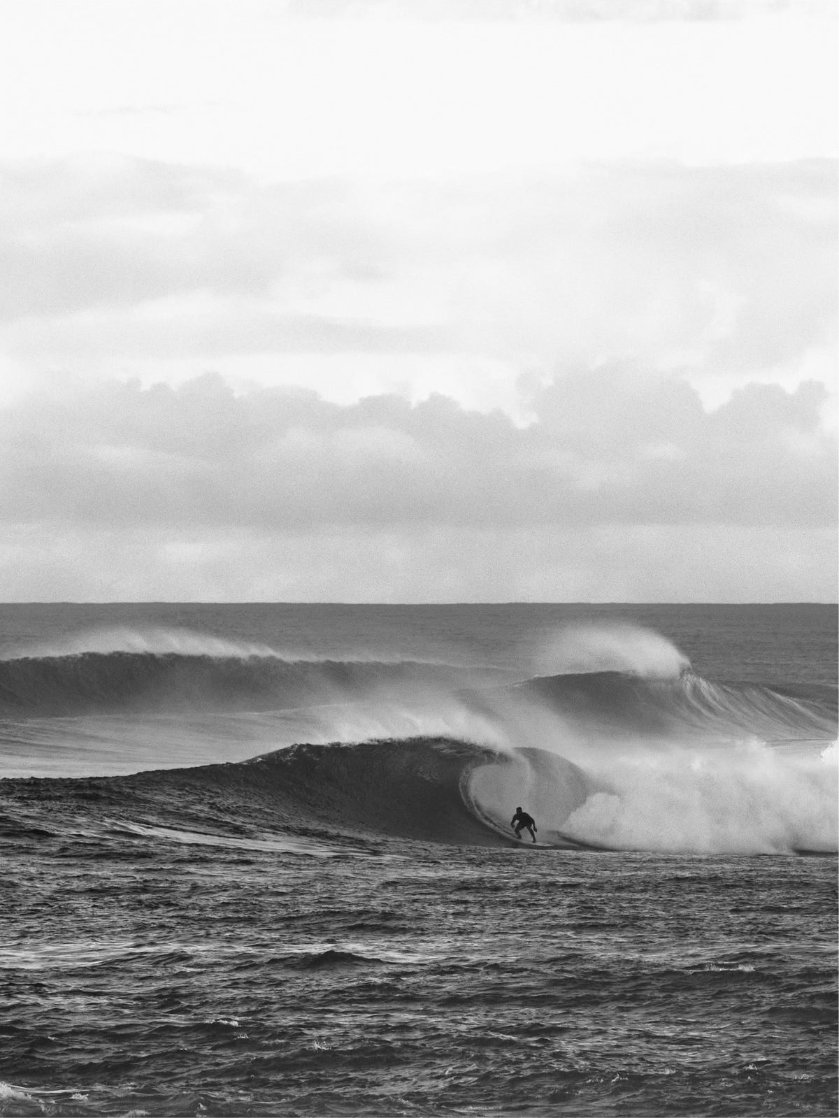 Locals Only — surfer on the North Shore of Oahu