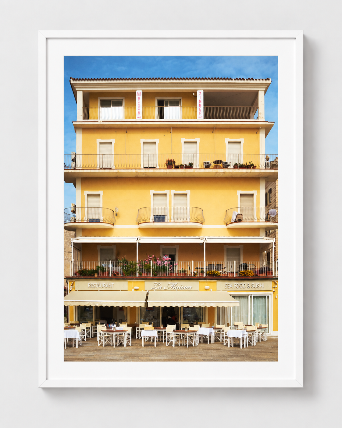 Mellow framed view