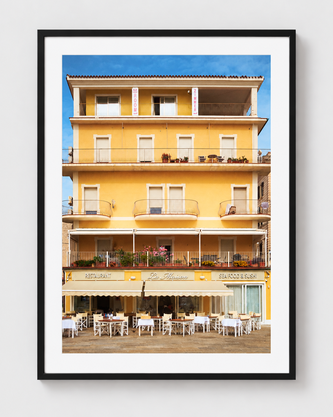 Mellow framed view