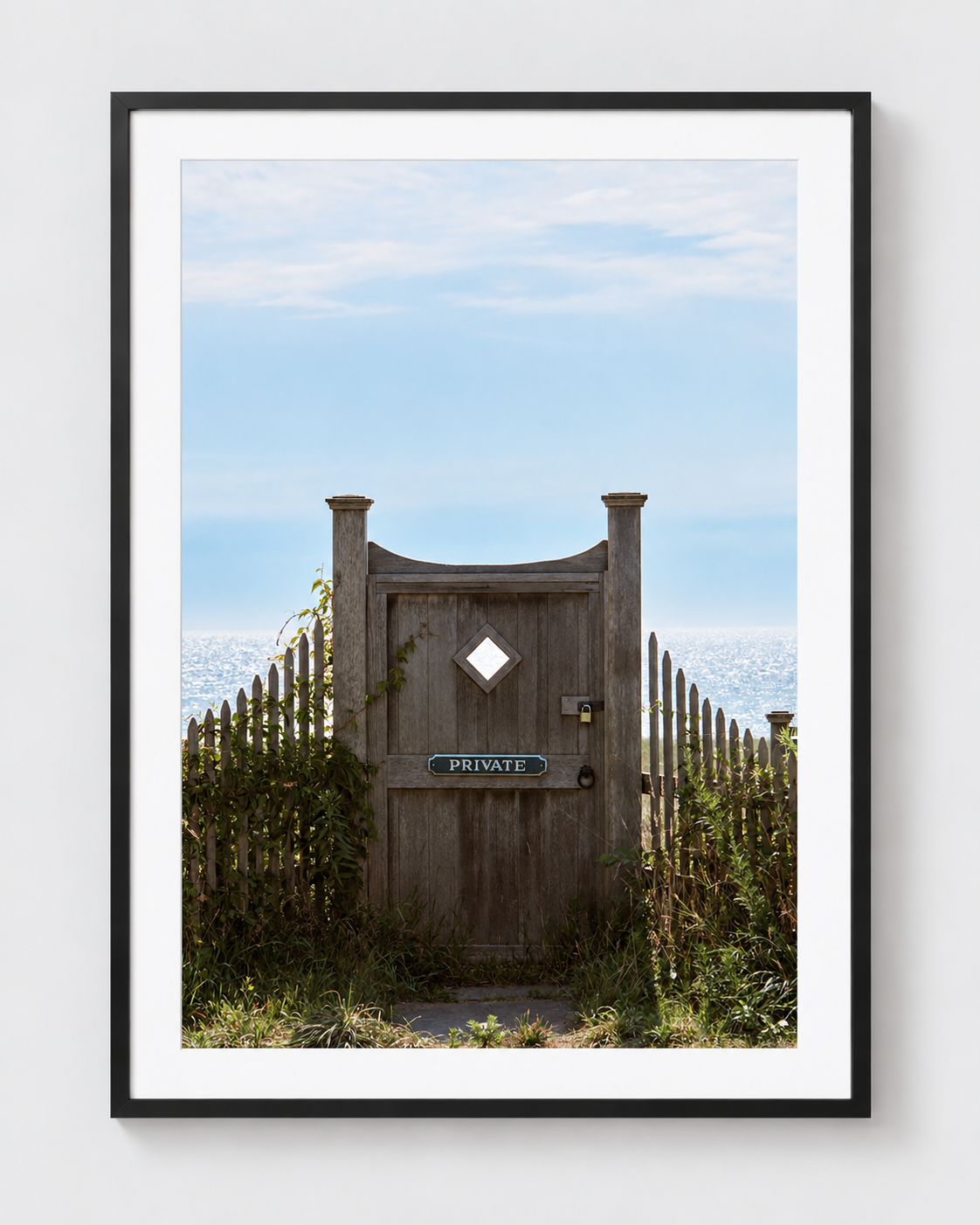 Private framed view