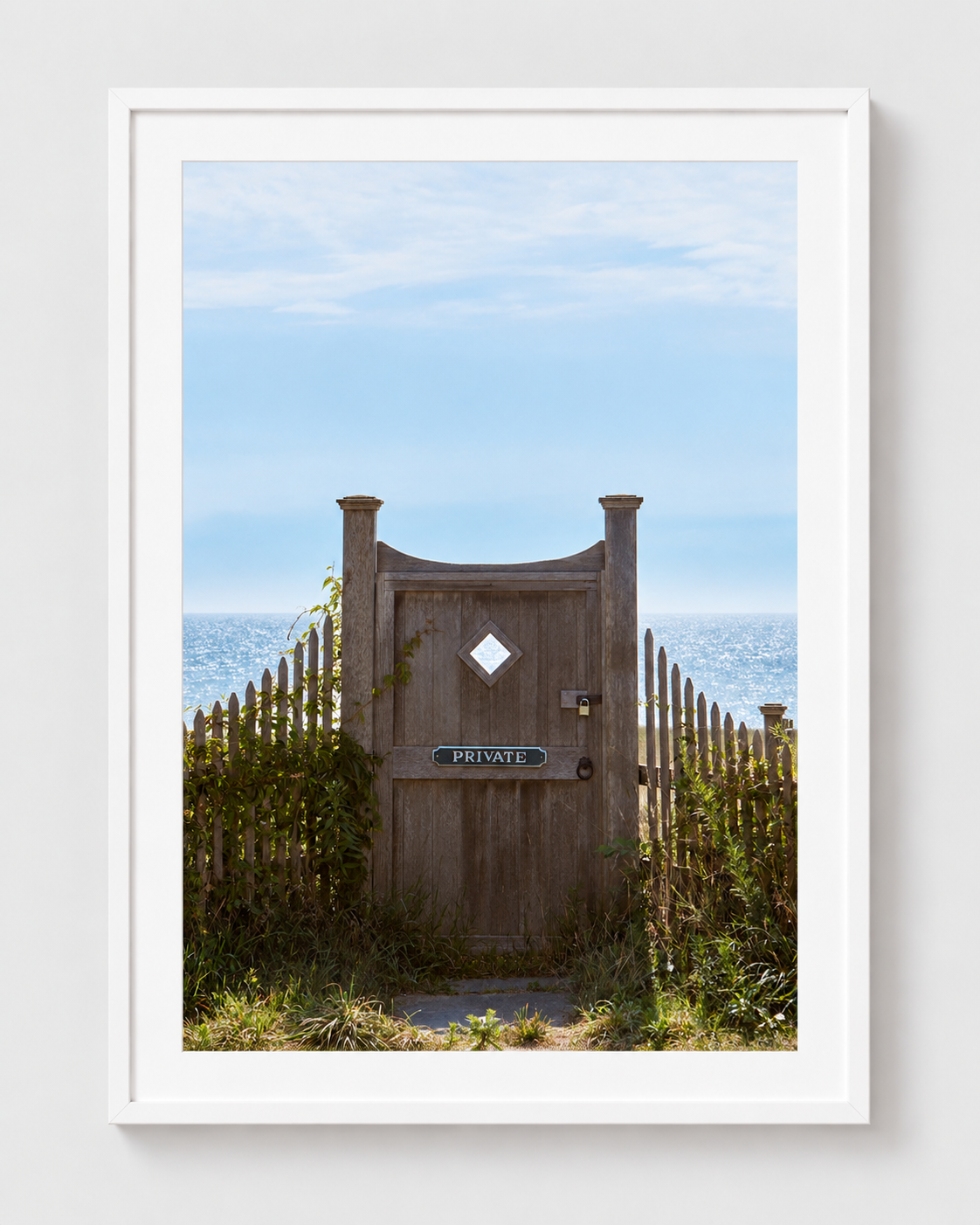 Private framed view